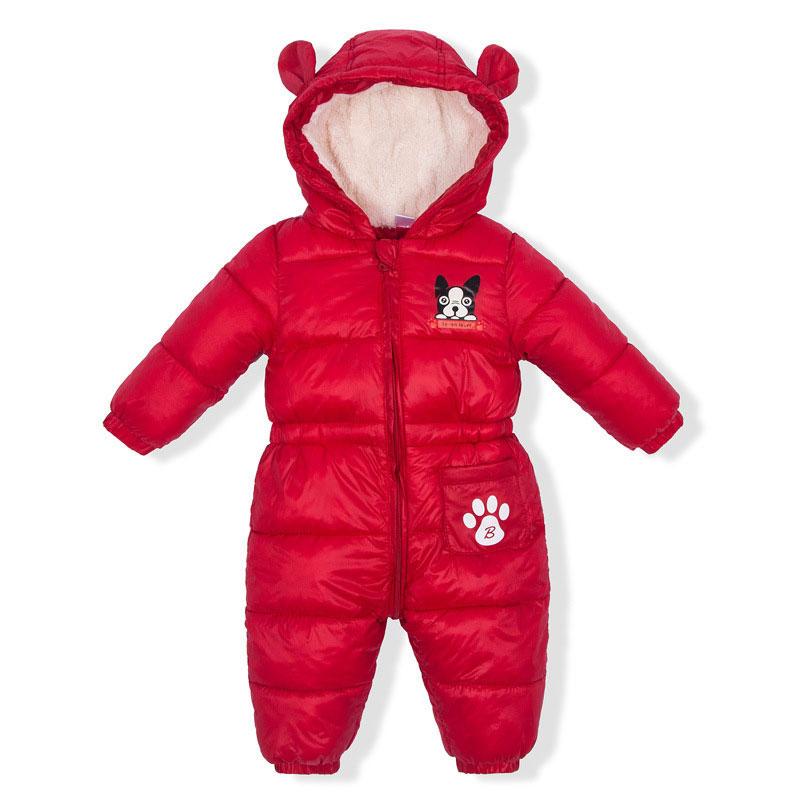 

Комбинезон детский демисезонный Песик, красный Berni Kids (90)