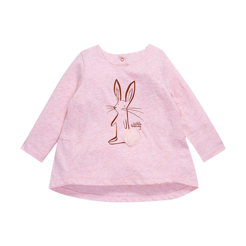 

Лонгслив для девочки Little bunny Malwee (130), Розовый