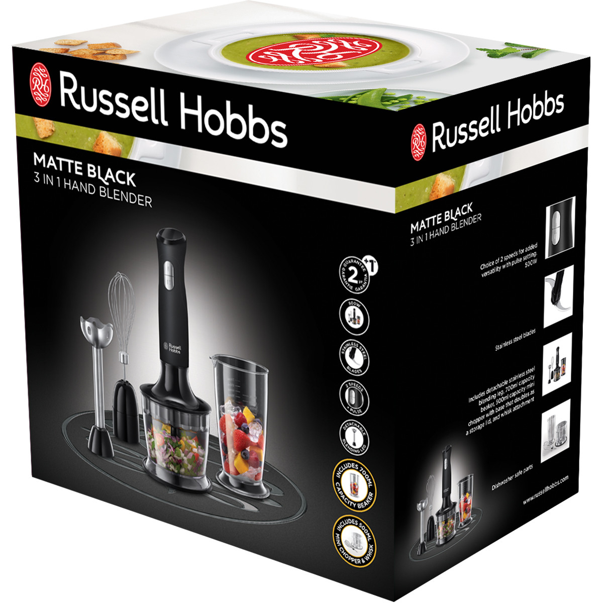 

Блендер Russell Hobbs 24702-56 Matte Black (JN6324702-56), Черный