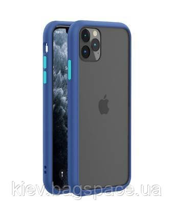 

Силиконовый чехол SUAIOCE для iPhone 11 Pro Blue-Light Blue Ali0006, КОД: 1850100