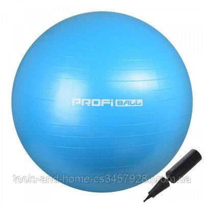 

Мяч для фитнеса фитбол Profi 55 см Sky Blue SKL41-291282