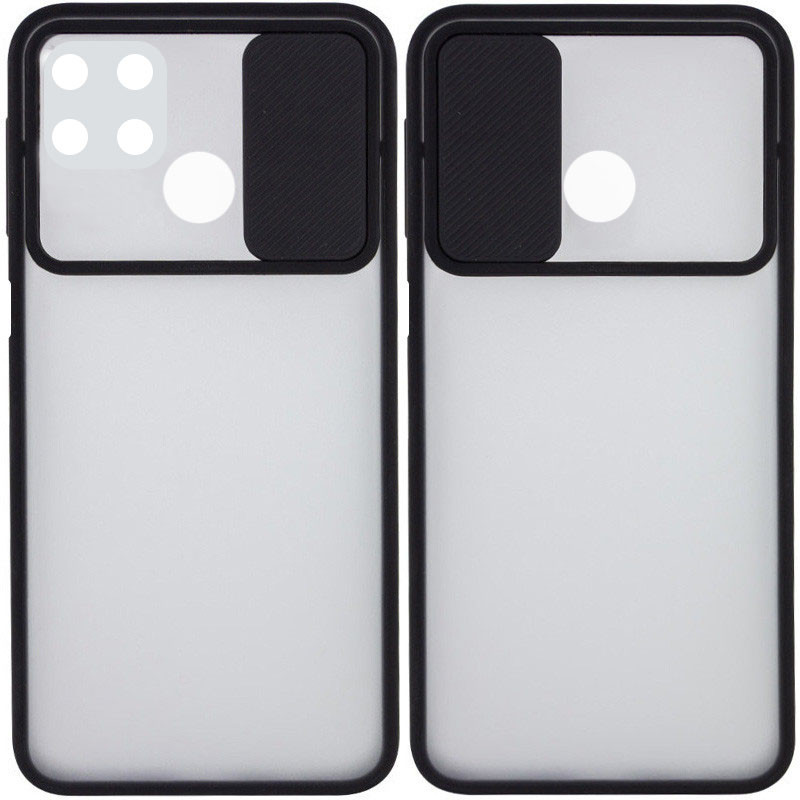 

Чехол Camshield mate TPU со шторкой для камеры для Oppo A15s / A15, Черный