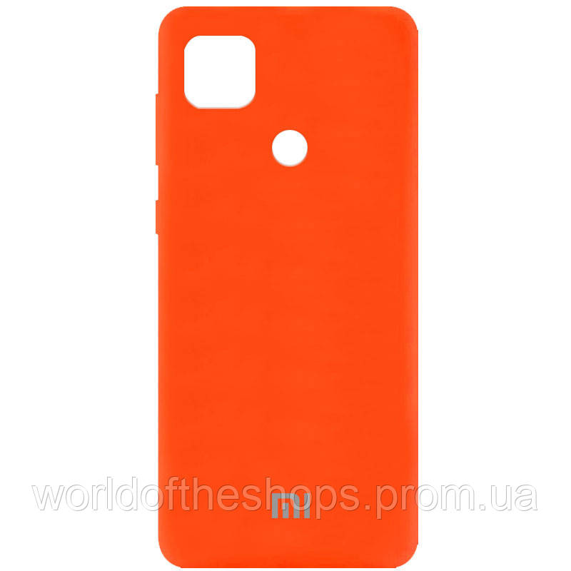 

Чехол Silicone Cover Full Protective (AA) для Xiaomi Redmi 9C, Оранжевый / neon orange