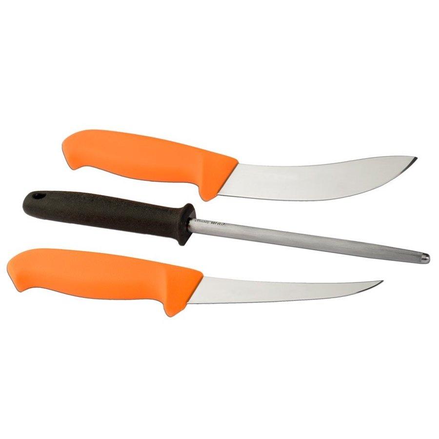 

Набор Morakniv 2 ножа + мусат Hunting Set 3000 Orange (12098)