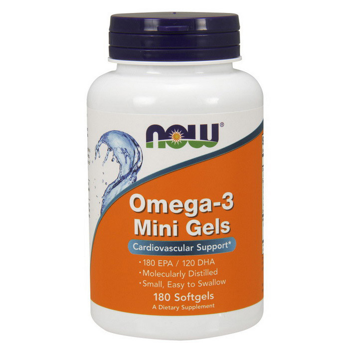 

Омега 3 NOW Omega-3 Mini Gels (180 softgel)