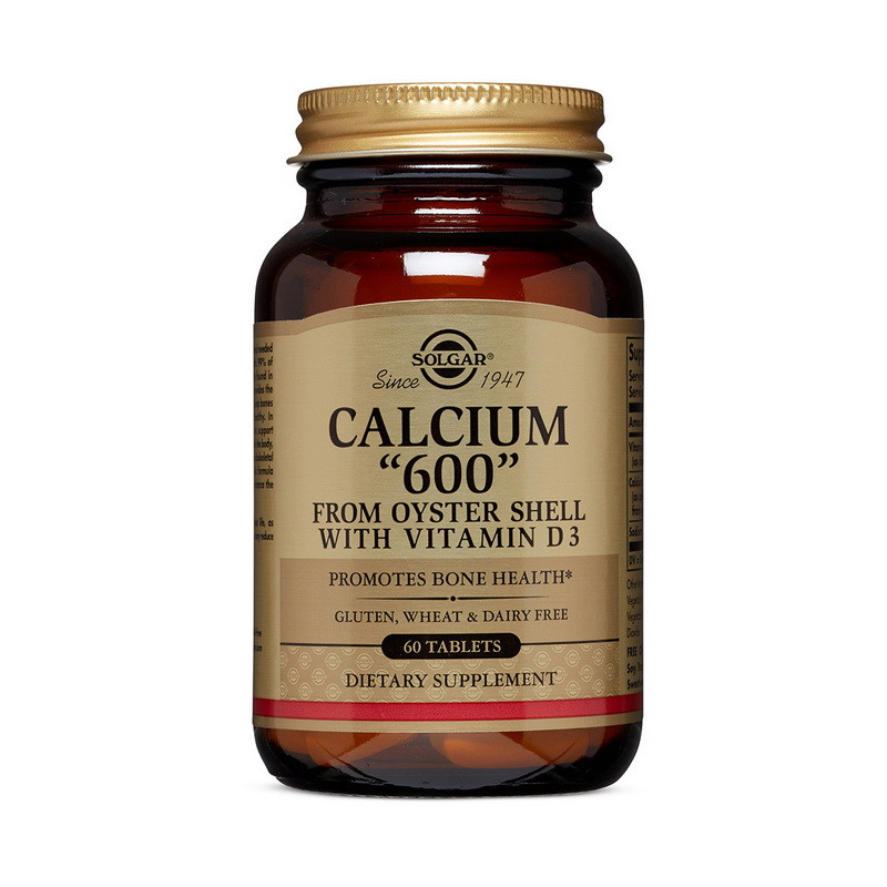 

Calcium 600 with vit D3 (Solgar, 60 tabs)