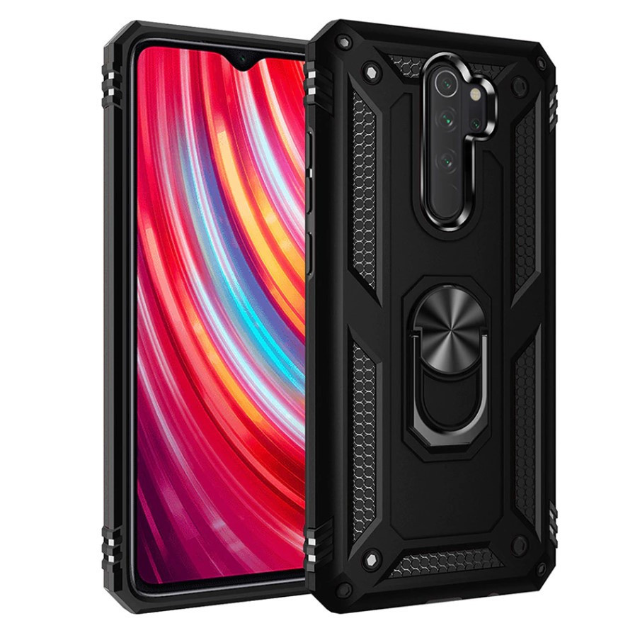 

Чохол бампер силіконовий для Xiaomi Redmi 9 Ксіомі колір чорний (Black) Протиударний, Черный