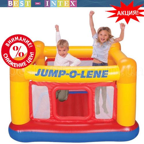 

Intex 48260 (174х174х112 см.) Надувной игровой центр-батут Замок Playhouse Jump-O-Lene