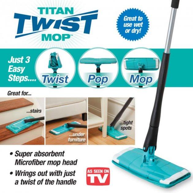 

Швабра с отжимом Titan Twister Mop