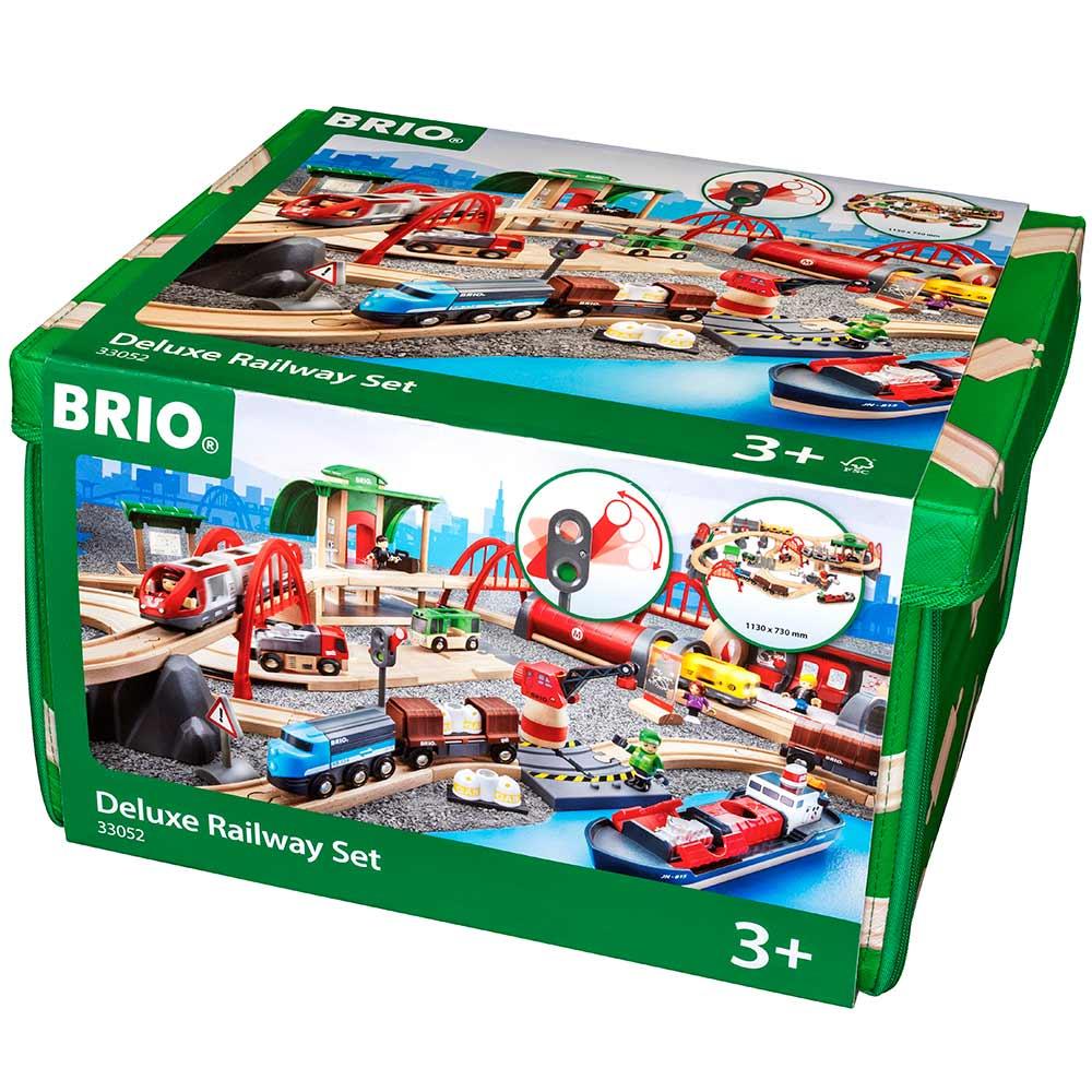 

Детская деревянная железная дорога BRIO Deluxe (33052)