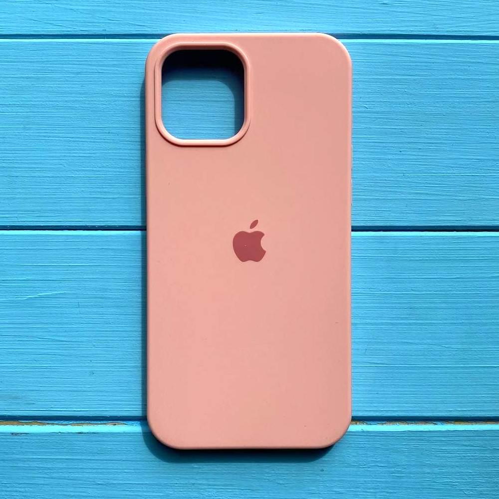 

Чехол Silicone Case для Apple iPhone 12, 12 Pro Cotton Candy, Светло-розовый