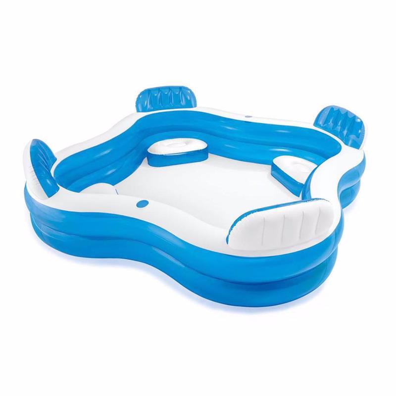 

Семейный надувной бассейн Intex 56475 Swim Center Family Lounge Pool (229х229х66 см), Зелёный