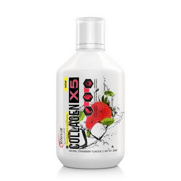 

Коллаген жидкий Genius Nutrition Collagen X5 500 ml strawberry