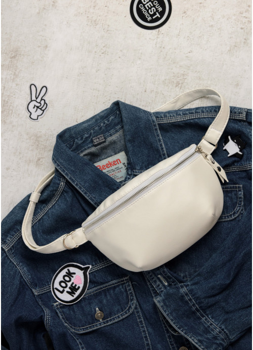 

Сумка на пояс бананка Sambag Polo SQO белая, Белый