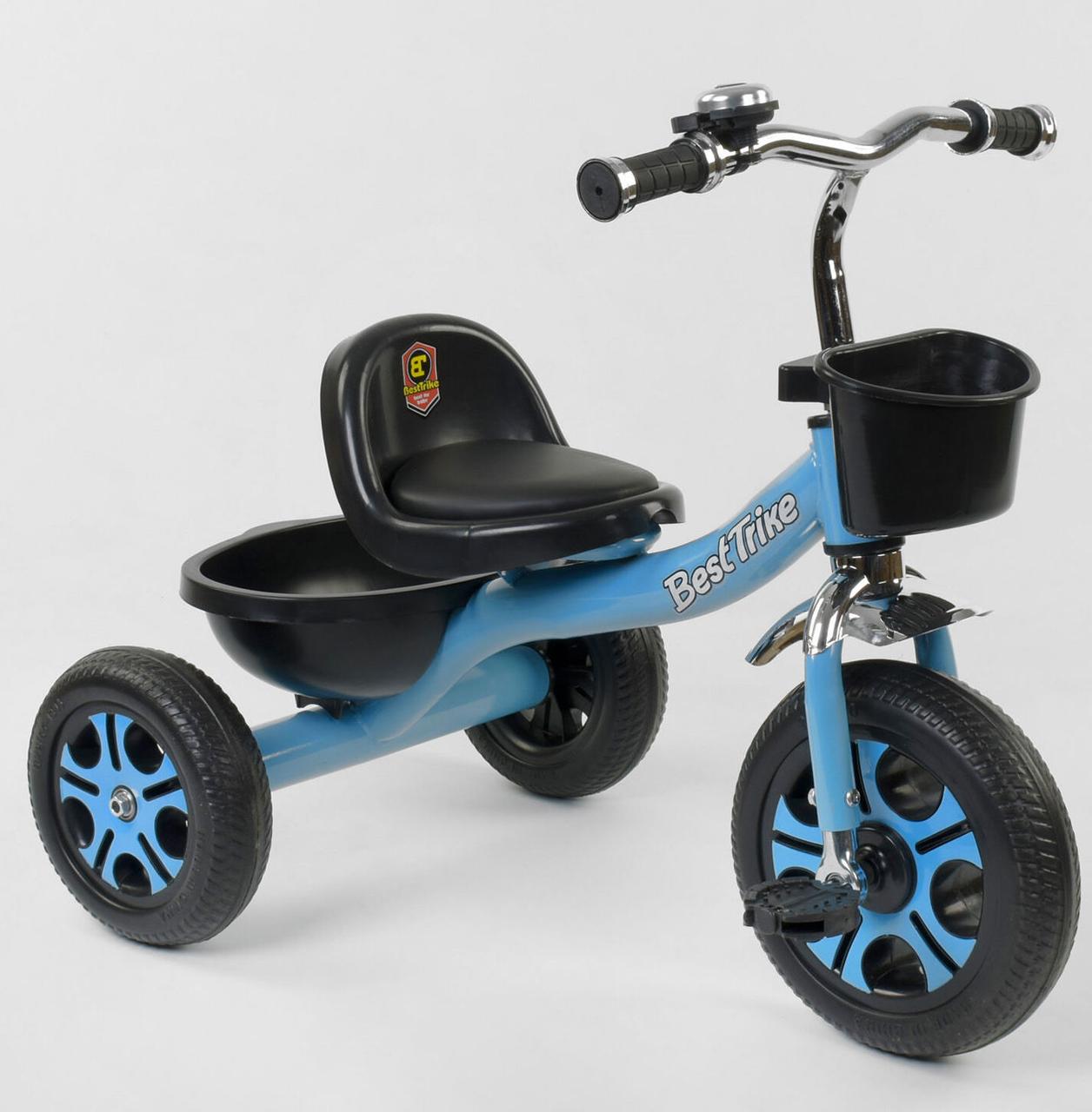 

Детский велосипед "Гномик" трехколесный BestTrike (голубой) арт. 4405