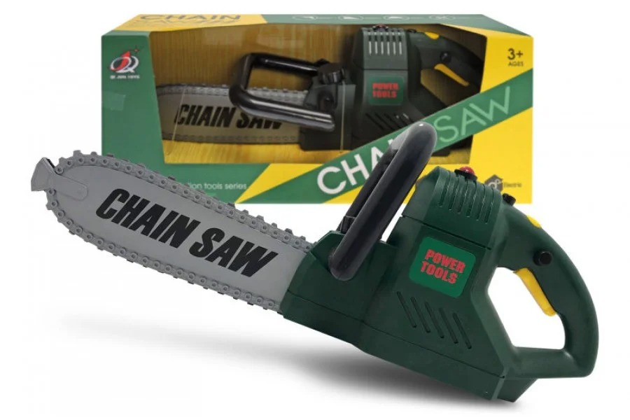 

Детская игрушечная бензопила CHAIN Saw на батарейках со светом и звуком 0223-14