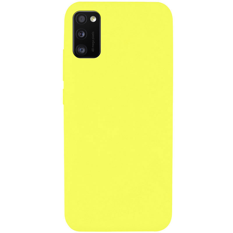 

Чехол Silicone Cover Full without Logo (A) для Samsung Galaxy A41, Желтый / flash