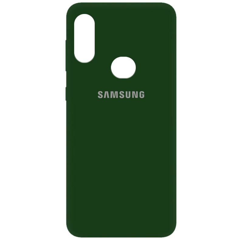 

Чехол Silicone Cover My Color Full Protective (A) для Samsung Galaxy A10s, Зеленый / dark green