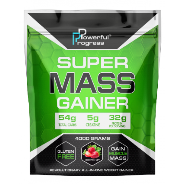 

Super Mass Gainer - 4000g Strawberry