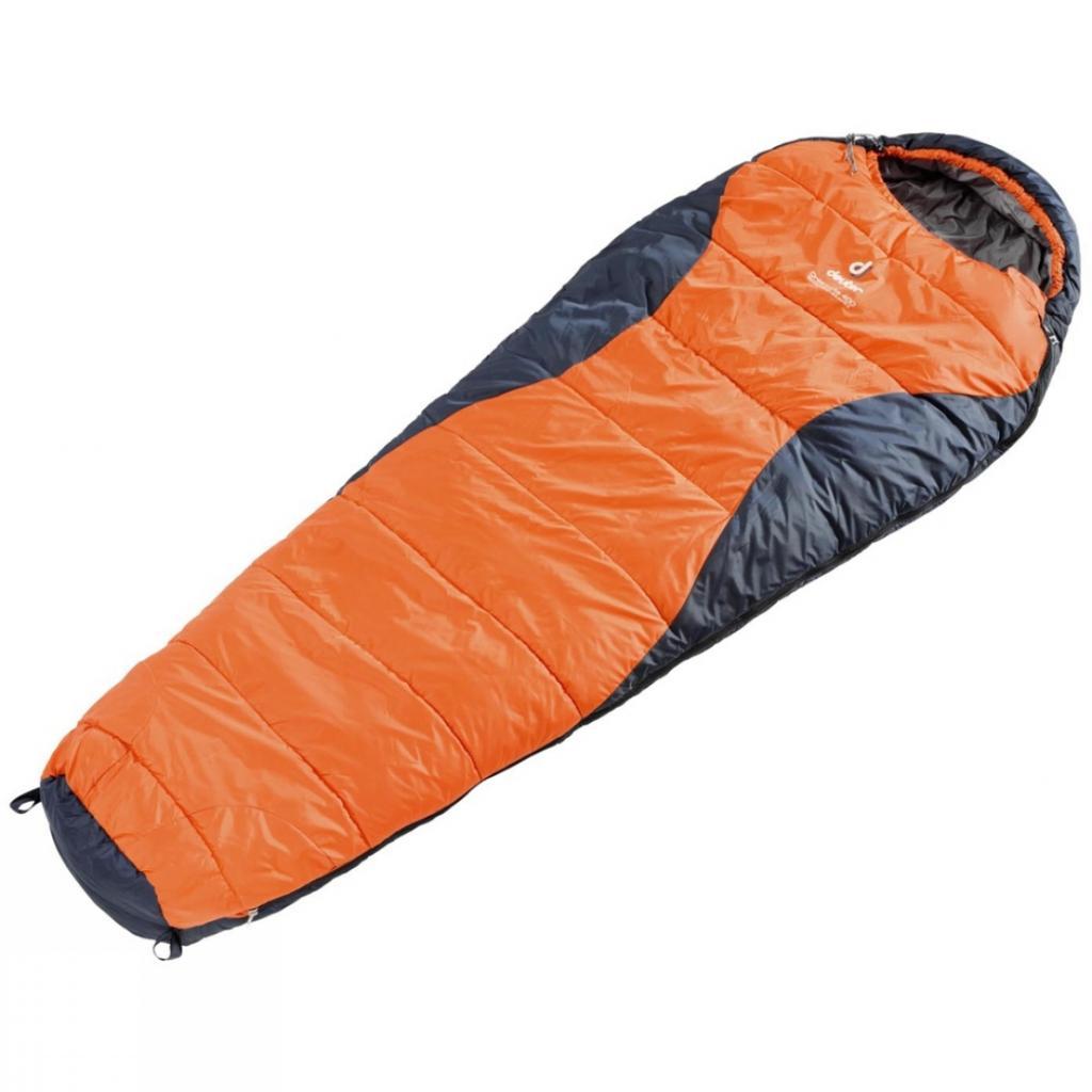 

Спальный мешок Deuter Dream Lite 400 sun orange-midnight левый (49328 8830 1), Оранжевый