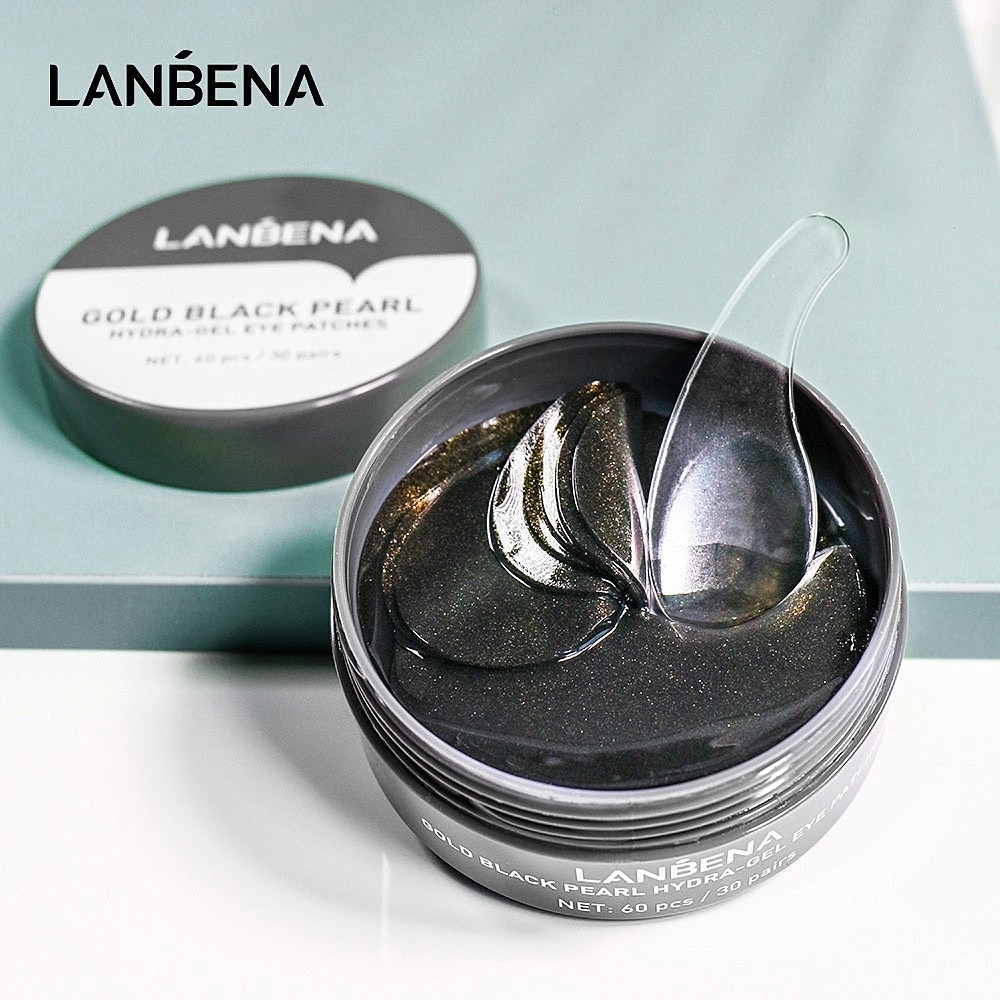 

Гидрогелевые патчи для глаз с золотом и черным жемчугом Lanbena Gold Black Pearl Hydragel Eye Patches 60 шт.