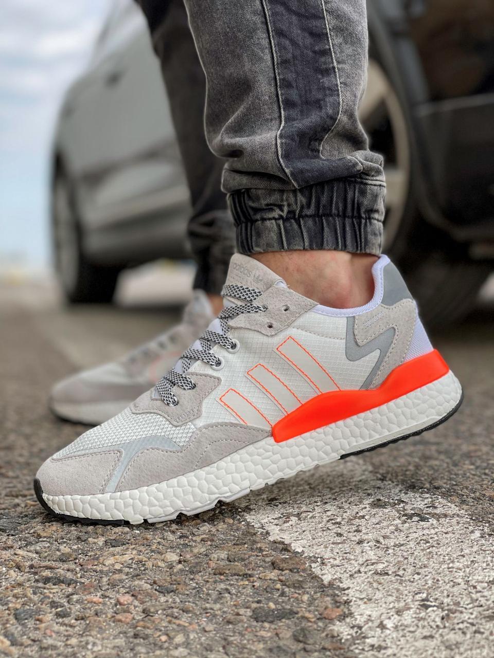 

Кроссовки мужские 17301, Adidas Nite Jogger Boost 3M, белые, [ 41 43 44 45 46 ] р. 43-26,5см. (T7-D)