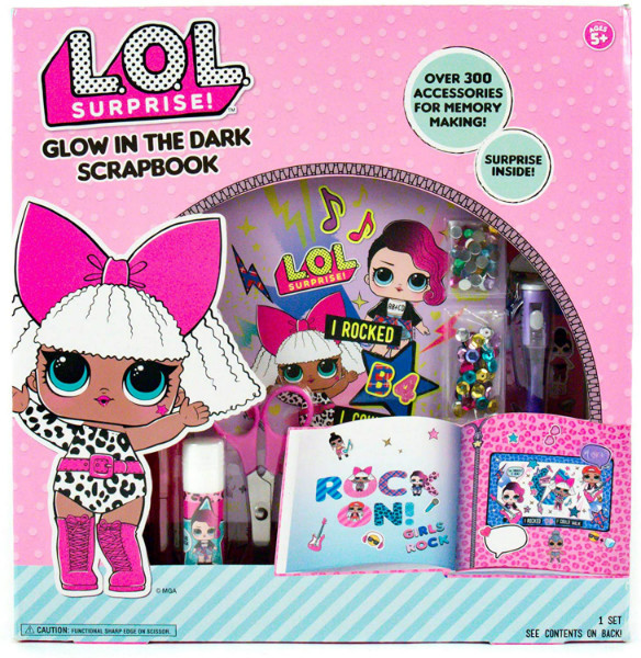 

Horizon L.O.L. Surprise Набор для скрепбукинга Glow-In-The-Dark Scrapbook 84659