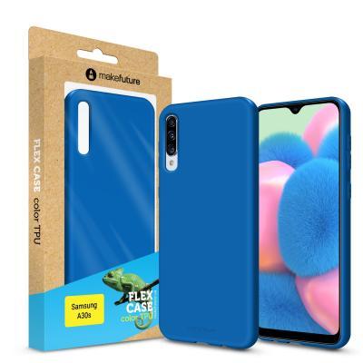 

Чехол для моб. телефона MakeFuture Flex Case (Soft-touch TPU) Samsung A30s Blue (MCF-SA30SBL), Синий