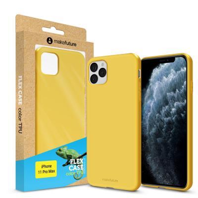 

Чехол для моб. телефона MakeFuture Flex Case (Soft-touch TPU) Apple iPhone 11 Pro Max Yellow (MCF-AI11PMYE), Желтый