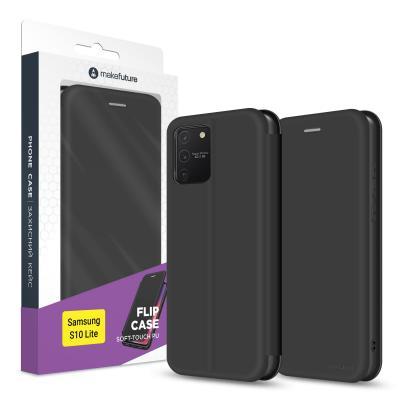 

Чехол для моб. телефона MakeFuture Flip для Samsung Galaxy S10 Lite SM-G770 Black (MCP-SS10LBK), Черный