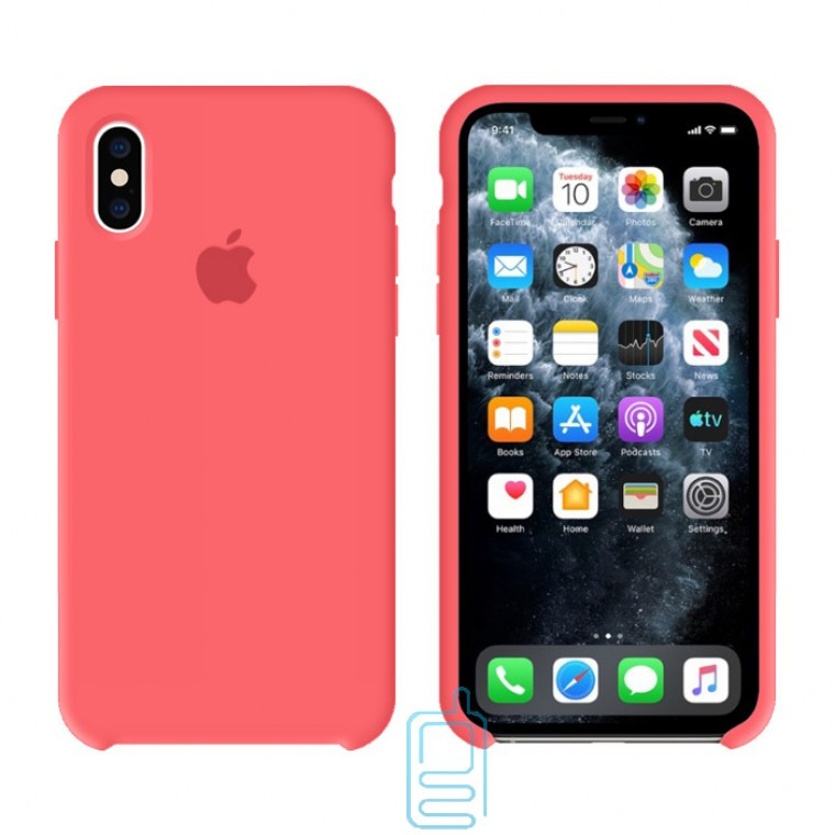 

Чехол Silicone Case Original iPhone XS Max №39 (Cranberry), Розовый