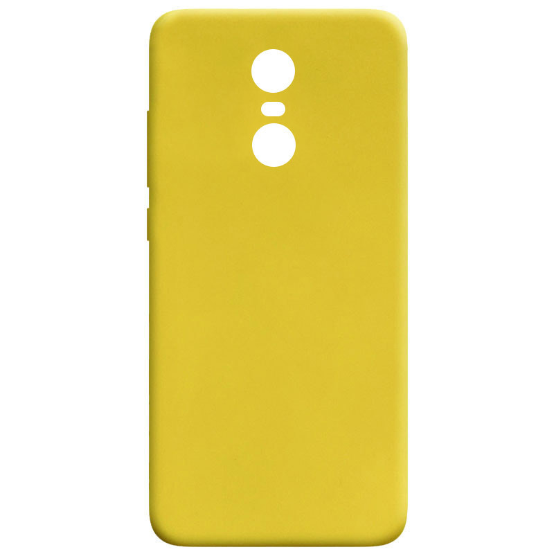 

Силиконовый чехол Candy для Xiaomi Redmi 5 Plus / Redmi Note 5 (SC), Желтый
