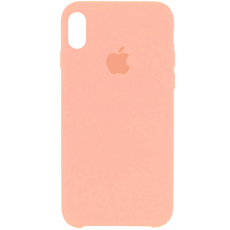 

Чехол Silicone Case (AA) для Apple iPhone X (5.8") / XS (5.8"), Розовый / light flamingo