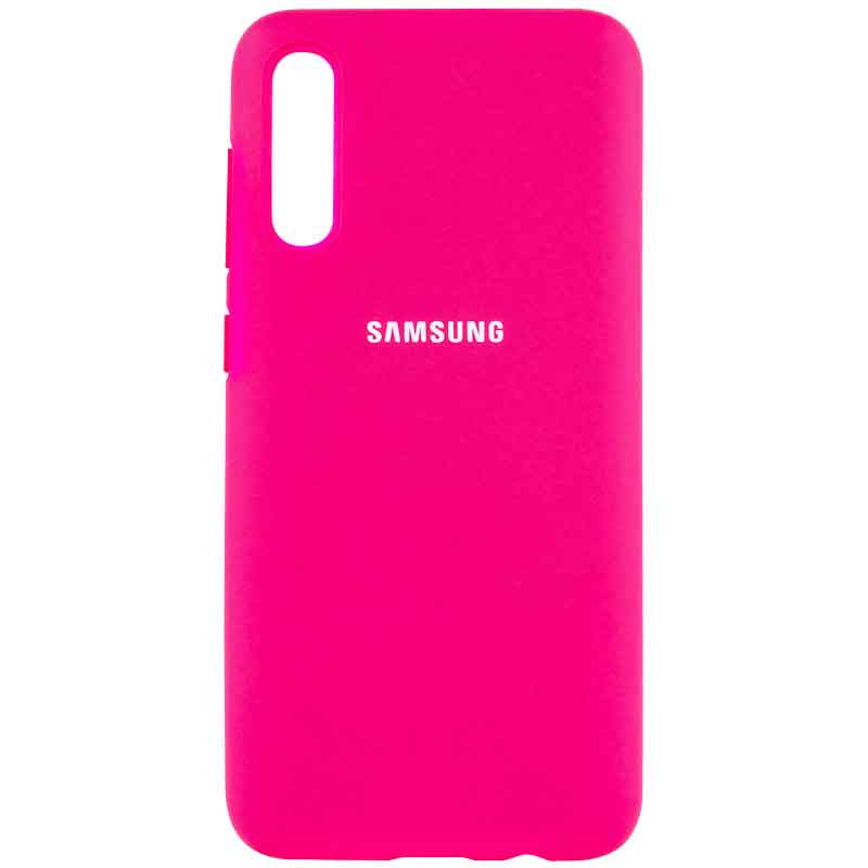 

Чехол Silicone Cover Full Protective (AA) для Samsung Galaxy A50 (A505F) / A50s / A30s, Розовый / barbie pink