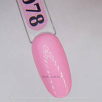 Гель-лак MaxiNail rubber gel polish №078 рожевий