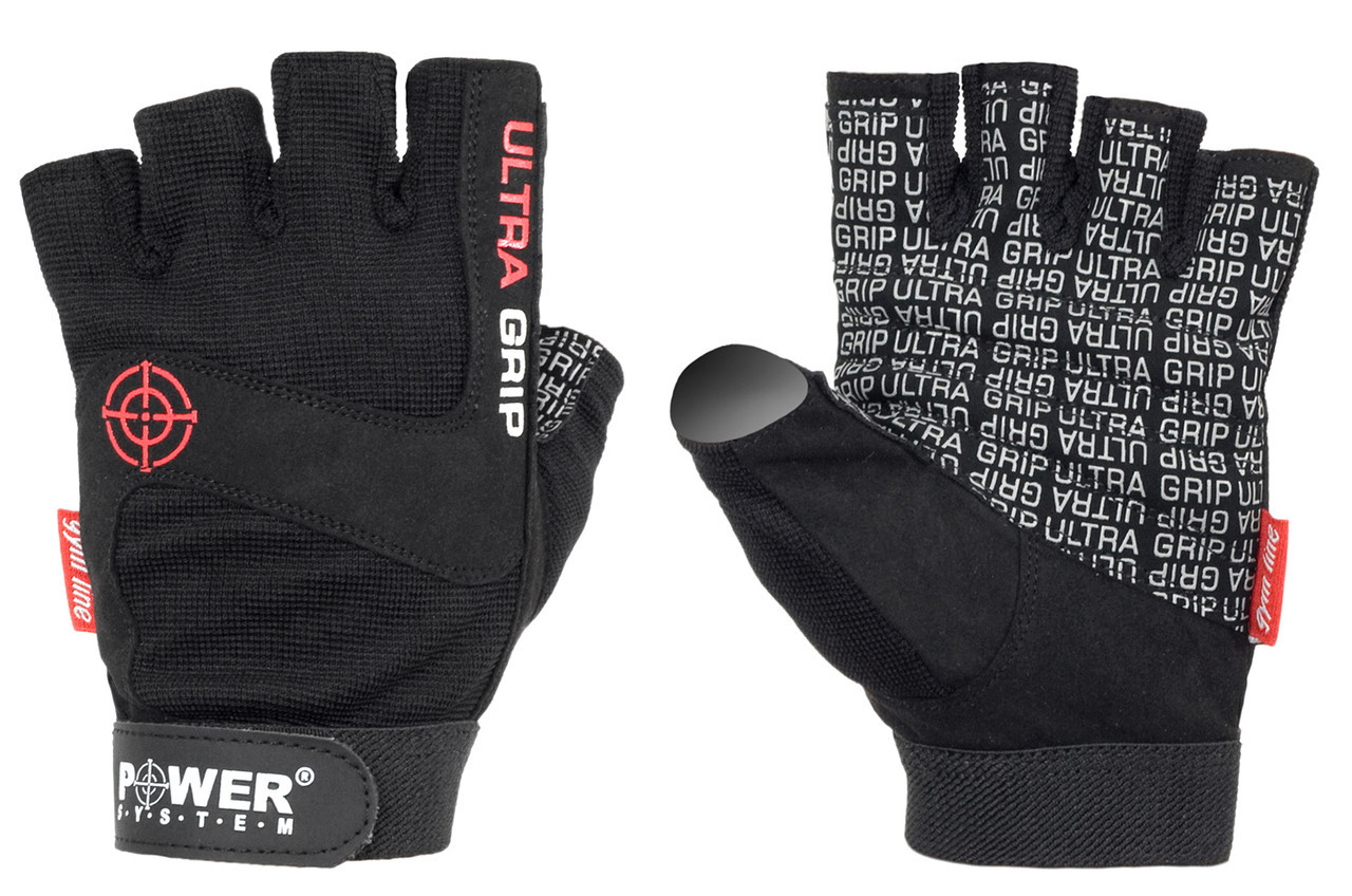 

Перчатки для фитнеса и тяжелой атлетики Power System Ultra Grip PS-2400 Black XS