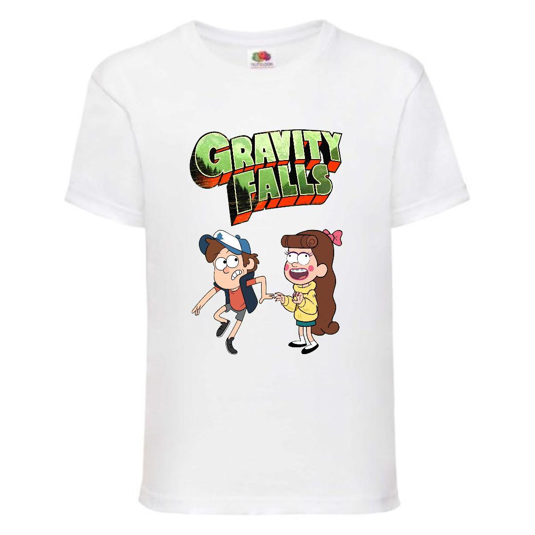 

Футболка детская Гравити Фолз (Gravity Falls) белая (GF wh-06)