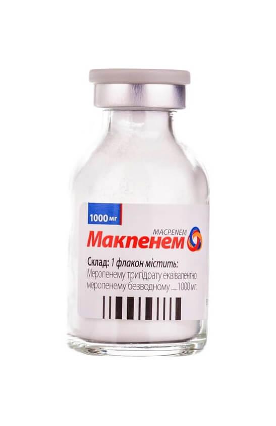 

МЕРОПЕНЕМ-ВИСТА, Facta Farmaceutici уп. №10 пор. д/р-ра д/ин. 1000 мг фл.