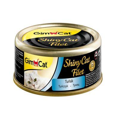 

Влажный корм для кошек GimCat Shiny Cat Filet 70 г (тунец)