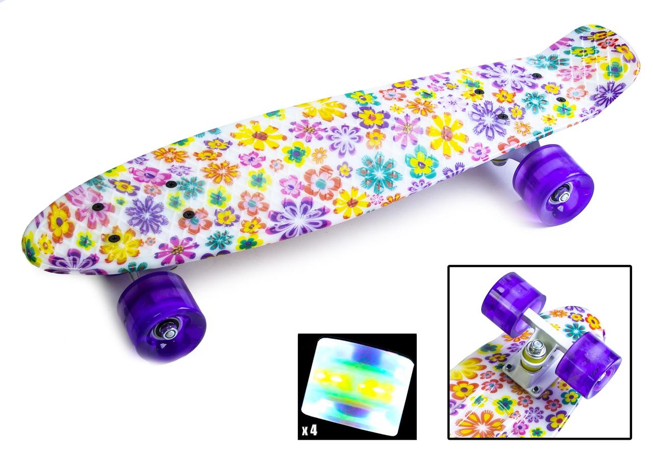 

Скейт Пенни Борд Print, Penny Board 22 дюймов c рисунком.