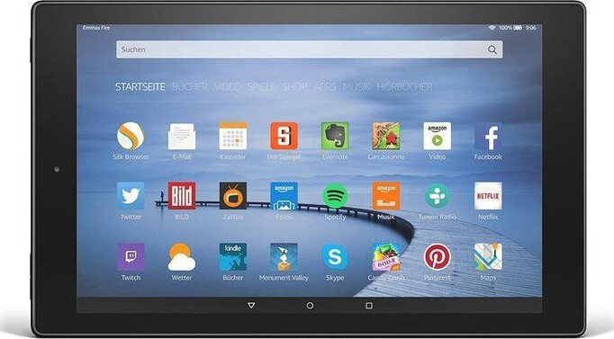 

Планшет Amazon Fire HD 10 1/16GB Wi-Fi (2015) Silver Refurbished, Черный