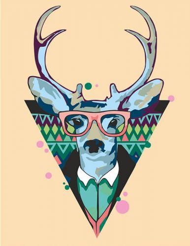 

Картина по номерам "Cool deer" ★★☆ N0001364