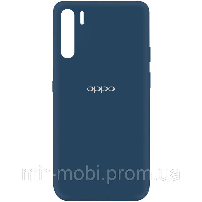 

Чехол Silicone Cover My Color Full Protective (A) для Oppo A91, Синий / navy blue