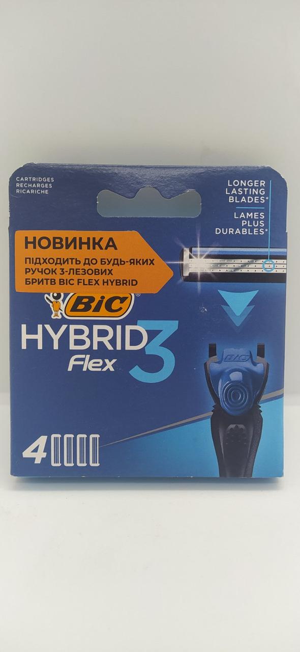 

BiC HYBRID Flex 3 сменные кассеты 4шт