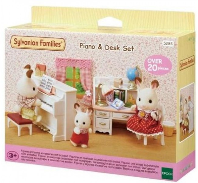 

Учебная комната Piano & Desk Set Sylvanian Families 5284