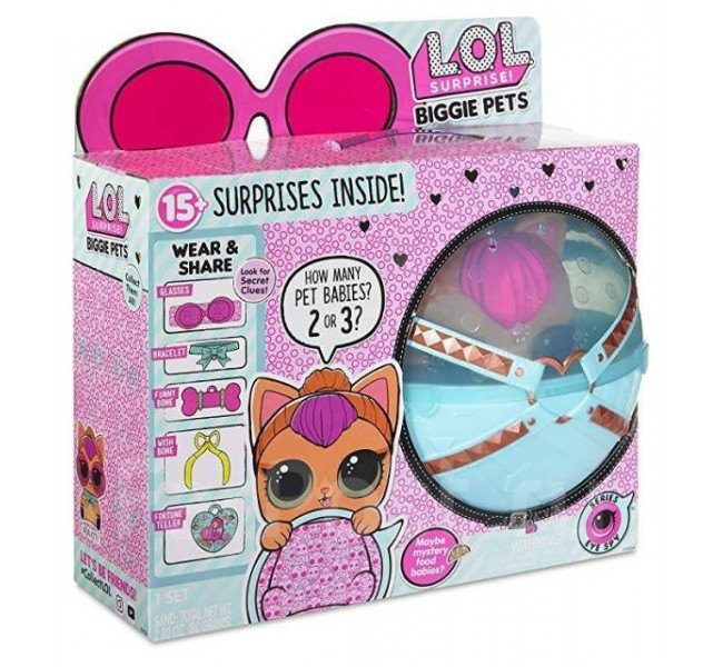 

Большой питомец оригинал L. O. L. Surprise Biggie Pet Neon Kitty