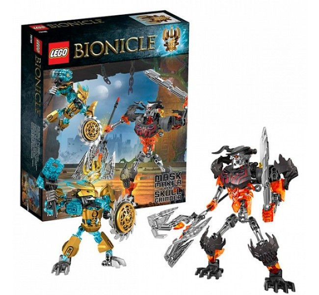 

Лего Lego Bionicle Создатель Масок против Стального Черепа 70795