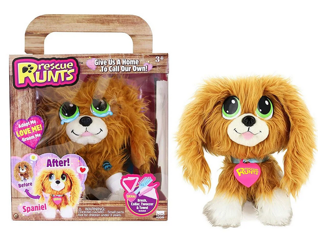 

Мягкая игрушка щенок Потеряшка Спаниель KD Kids Rescue Runts Spaniel Plush Dog