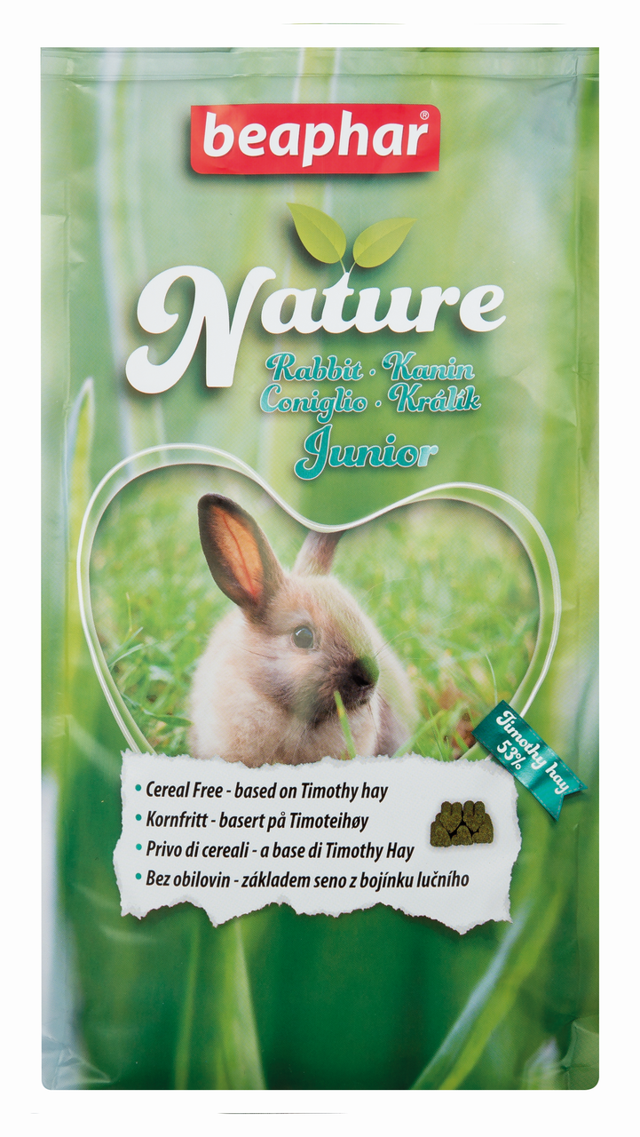 

Сухой корм для крольчат BEAPHAR Беафар Nature Junior беззерновой, с тимофеевкой, 1250 г