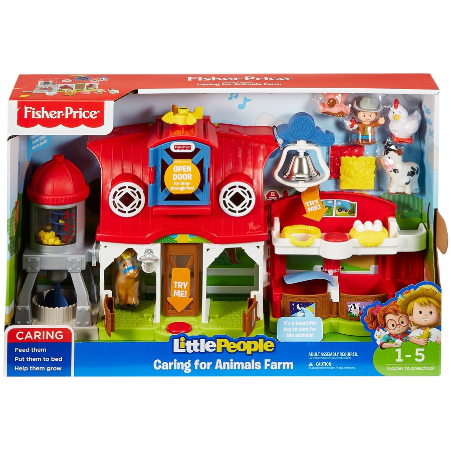 

Музыкальная ферма с животными Фишер прайс Fisher-Price Little People Caring for Animals Farm